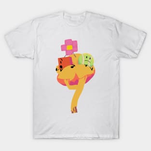 BFB 15 [Robot Flower, Blocky, TennisBall] T-Shirt